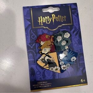 Harry Potter House Crest Pin Set - NWT